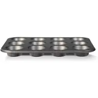 Blokker antiaanbak muffinvorm - 12 stuks