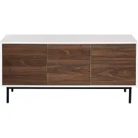Beliani OKLAND - Sideboard-Wit-Vezelplaat