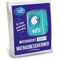 Sweet Night Matrasbeschermer 160x200 cm | Waterdicht en ademend |Stil matrashoes | Wasbaar op 90°C