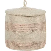 Beliani SILOPI - Mand set van 2 - Beige - Katoen