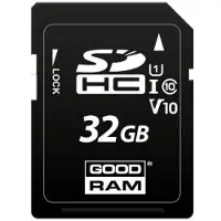 Goodram S1A0, 32 GB, SDHC, Klasse 10, UHS-I, 100 MB/s, 10 MB/s