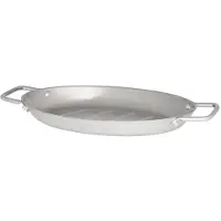 Mustang ovale RVS grill pan