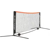 Dunlop Mini tennis/badminton net - - TU - 3m - Zwart - Oranje