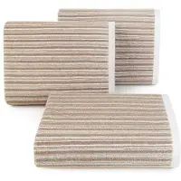 Eurofirany Zachte Beige Katoenen Badstof Handdoek 50x90 cm
