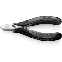 Knipex Zijsnijtang ronde kop + draadkl.115 mm E - 7712115ESD