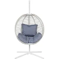 Beliani ARCO - Hangstoel-Wit-Polyester
