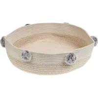 Beliani ORTACA - Dierenbedje-Beige-Katoen