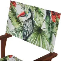 Beliani CINE - Stoffen hoes voor stoel-Multicolor-Polyester