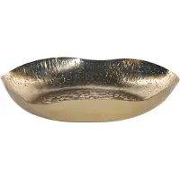 Beliani UJUNG - Decoratieve schaal-Goud-IJzer