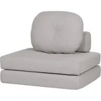 Beliani OLDEN - Slaapbank-Grijs-Polyester