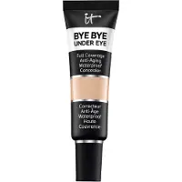 IT Cosmetics Bye Bye Under Eye Concealer - 24U Gepigmenteerde Dekking - Geformuleerd met Peptiden, Collageen, Hyaluronzuur en Vitamine E - Volledig Dekkend & Anti-Aging - Medium 20.0 - 12ml