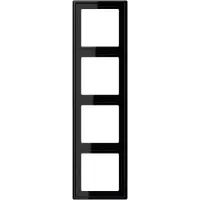 JUNG LS984SW Afdekking Frame 4-voudig Zwart 1 stuk(s)