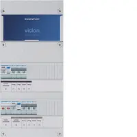 Technim Hager 6 Groepenkast 2P Hfd+2X2P Als 1F
