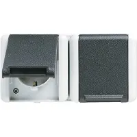 JUNG WG800 Wandcontactdoos (WCD schakelmateriaal) - 8220W - E2U5K