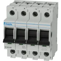 Doepke 09981063 RH 063-400 Hoofdleidingsveiligheidsschakelaar 4-polig 63 A 240 V, 415 V