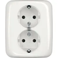 Busch-Jaeger Stopcontacten, SCHUKO dubbel stopcontact