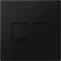 JUNG Accessoires schakelprogramma, Steunring Mod-Jack 2f LS sw mt klemhuls LS1969-2WESWM