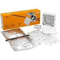 SOLAR PLUS OBO T60 Kabeldoos + Giethars en Klemstrook