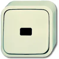 Abb Busch-Jaeger Bj pulsdrukker 2621 ap/11-503 opb creme