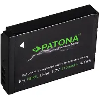 PATONA 1208 Lithium-Ion 1100mAh 3.7V oplaadbare batterij/accu