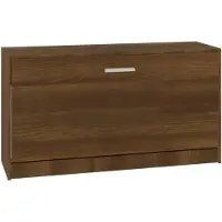 vidaXL Schoenenbank 80x24x45 cm bewerkt hout bruin eikenkleur