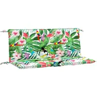 vidaXL Tuinbankkussens 2 st 120x50x7 cm stof meerkleurig