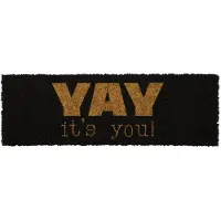 Present Time deurmat yay, it's you! - 75x25x1,5cm