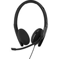 Sennheiser ADAPT 160 USB II - ADAPT 100 Series - Headset Telefoon On Ear headset Kabel Stereo Zwart Noise Cancelling Volumeregeling, Microfoon uitschakelbaar
