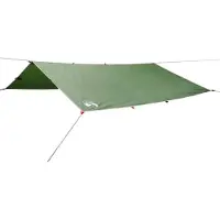 vidaXL Kampeerluifel waterdicht 500x294 cm groen