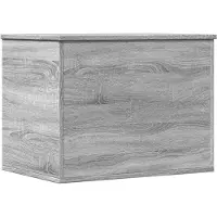 vidaXL Opbergbox 60x42x46 cm bewerkt hout grijs sonoma eikenkleurig