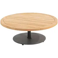 4SO Volta koffietafel - teakhout/antraciet - Ø80