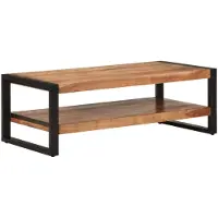 vidaXL Salontafel 120x55x40 cm massief acaciahout