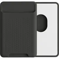 Kwmobile kaarthouder geschikt voor Apple iPhone 17 / 16 / 15 / 14 / 13 / 12 Series - Magnetische pasjeshouder compatibel met MagSafe - Creditcardhouder in donkergrijs