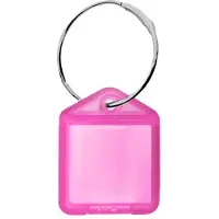 Combicraft Mini XS openklapbare sleutellabels 38x22mm pink - 100 stuks