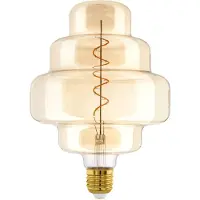 Eglo LED Lamp - E27 - Ø 20 cm - Amber - 2000K - Dimbaar