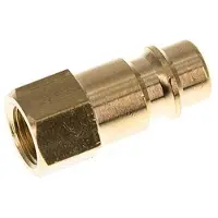 Tameson Messing DN 7.2 (Euro) Luchtkoppeling Insteeknippel G 1/8 inch Binnendraad [5 Stuks]