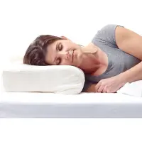 The Pillow Normaal Zacht - Hoofdkussen Nekklachten - Orthopedisch Hoofdkussen Soft Polyeter - Inclus