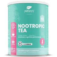 Nature First Nootropic Tea - Met Ginkgo biloba extract en vitamine C - Instant tea mix om de bloedcirculatie in de hersenen te ondersteunen en de cognitieve prestaties te verbeteren -