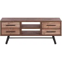 Beliani ATLANTA - TV-kast-Lichte houtkleur-Vezelplaat