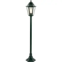 QAZQA Klassieke staande buitenlamp donker groen 125 cm IP44 - New Orleans