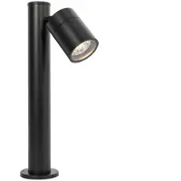 QAZQA Buitenlamp zwart 45 cm AR70 verstelbaar IP44 - Solo