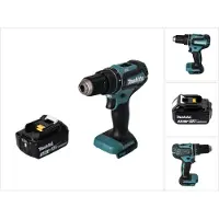 Makita DHP 485 F1 accu-klopboormachine 18 V 50 Nm borstelloos + 1x accu 3,0 Ah - zonder oplader