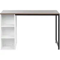 Beliani DESE - Bureau-Wit-Vezelplaat