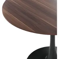 Beliani BOCA - Eettafel-Donkere houtkleur-MDF