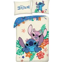 Halantex SP. z.o.o. Stitch Dekbedovertrek Aloha Angel 140 x 200 cm - 70 x 90 cm - katoen