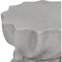 Beliani ALGUA - Bijzettafel - Grijs - Lichtbeton