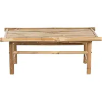 Beliani TODI - Salontafel-Lichte houtkleur-Bamboehout