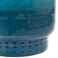 Beliani ABRA - Bijzettafel-Blauw-IJzer