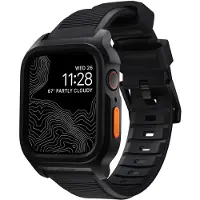 Nomad Rugged Case voor de Apple Watch Series 4-9 / SE - 44/45 mm - Zwart