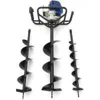 HBM Grondboor met benzine motor 51,2 cc